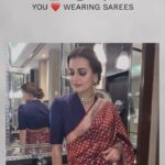 Dia Mirza Instagram - Hum tum in #SustainableSarees for LIFE 💜 Agree? Nothing beats handcrafted, handwoven #Sarees ✨ #VocalForLocal #Sarees #MadeInIndia Creative @freishia 🥰 All looks styled by @theiatekchandaney over the years 🦋