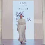 Dia Mirza Instagram - Proud to have walked for Raga by Titan X Pankaj and Nidhi at Lakme Fashion Week in partnership with FDCI. Heartiest congratulations to the designer duo for the completion of 15 years at fashion week and to Raga by Titan for their debut show at Lakme Fashion Week. The stunning ivory ensemble, from the XV collection paired with the exquisite watch from Raga by Titan’s Power Pearls collection, embodied grace and resilience, akin to modern woman 💖🕊️ #TitanRaga #RagaByTitan #Raga #RagaWatches #WomensWatches @lovemyraga @pankajandnidhi @lakmefashionwk @fdciofficial #ThrowbackThursday Hair and Make Up by Team @diva_rose21 @karanrai001 @kiran_chhetri92