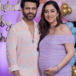 Disha Parmar Instagram - Couldn’t have asked for a better night! 🌸🦋 Celebrating our 👶🏻 with just the close friends & Family and having the best time. Thankyouuu soo much @shivaniparikh06 & @gaurav_richboyz for throwing this Baby shower & making the mamma & baby very Happy! ♥️ And @meghaisrani for capturing our milestones in life ever so beautifully 🫶🏻 Our baby is lucky to have soo many people already loving him or her! 🥹💜 @rahulvaidyarkv Event Decor & Managed by @scribbleandpop_events 🩷 All Saints Mumbai