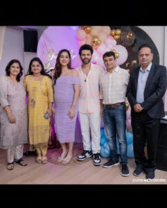 Disha Parmar Instagram - Couldn’t have asked for a better night! 🌸🦋
Celebrating our 👶🏻 with just the close friends & Family and having the best time.

Thankyouuu soo much @shivaniparikh06 & @gaurav_richboyz for throwing this Baby shower & making the mamma & baby very Happy! ♥️

And @meghaisrani for capturing our milestones in life ever so beautifully 🫶🏻

Our baby is lucky to have soo many people already loving him or her! 🥹💜 
@rahulvaidyarkv

Event Decor & Managed by @scribbleandpop_events 🩷