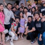 Disha Parmar Instagram - Couldn’t have asked for a better night! 🌸🦋 Celebrating our 👶🏻 with just the close friends & Family and having the best time. Thankyouuu soo much @shivaniparikh06 & @gaurav_richboyz for throwing this Baby shower & making the mamma & baby very Happy! ♥️ And @meghaisrani for capturing our milestones in life ever so beautifully 🫶🏻 Our baby is lucky to have soo many people already loving him or her! 🥹💜 @rahulvaidyarkv Event Decor & Managed by @scribbleandpop_events 🩷 All Saints Mumbai