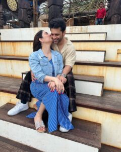 Disha Parmar Instagram - Happy 2 my baby 👩‍❤️‍💋‍👨
Soon going to be 3 😻👶🏻 
Love you toooooo much! ♥️🥹
