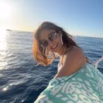 Donal Bisht Instagram - Dolphin sightings 😍🐬amazing experience #maldives #dolphin . . @immersion.glide Maldives