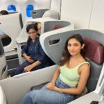 Donal Bisht Instagram - Travelling with mom is always best ❤️ ✈️ #bestfriends #bestcompanion . . . . . . . . . . . . . . . . . . . . . #girl #travel #diva #hot #explore #donalbisht #elegence #instagood #instamood #goodvibes #happy #craft #pictureoftheday #best #beautiful #dress #love #pink #instagram #instamood #instalike #blessed #actor #lifestyle #vacay #glam #beautiful #morning #airplane #travel #businessclass Flight Mode
