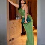 Elena Roxana Maria Fernandes Instagram - Fantastic attending the European premiere of Barbie last night! @barbie @warnerbrosindia @warnerbrosuk @mediahouseldn Outfit: @newbottega Photographer: @monamunshi Hair: @shl.hair . . #barbiethemovie #barbie #barbiepremiere #movie #premiere #ootd #outfit #barbiedoll #barbiestyle #glam #glow #shine #green #slay #fashion #event