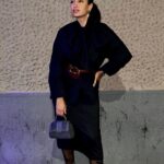 Elena Roxana Maria Fernandes Instagram - Turning up the heat in Milan Fashion Week at the @patriziapepe event! . . . @brave_talents #patriziapepefw23 #patriziapepe #milan #milanfashionweek #fashionweek #travel #slay #black #ootd #shine #glam #glow #outfit #fashion #style #event #milanfashionweek2023
