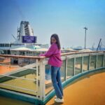 Fenil Umrigar Instagram - cruise vacay ♥️🌊 #motherdaughtertime #cruisevacay #cordeliacruises #traveloncruise @cordeliacruises