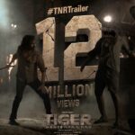 Gayatri Bhardwaj Instagram - #TigerNageswaraRao smashing his way into records ❤️‍🔥❤️‍🔥 #TNRTrailer TRENDING #1 on YouTube with 12 MILLION VIEWS 🔥🔥 - https://bit.ly/TNRTrailer In cinemas on October 20th. @raviteja_2628 @dirvamsikrishna @anupampkher @abhishekofficl @aaartsofficial @nupursanon @gayatribhardwaj__ @renuudesai @anukreethy_vas @senguptajisshu @gvprakash @premrakshith_choreographer @madhie_dop @kollaavinash @srikanth_vissa @castingchhabra @mayank_singhaniya @archana.singal.12 @saregamatelugu @reliance.entertainment
