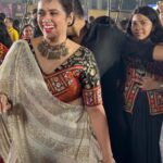 Girija Oak Instagram - Garba night, done right ❤️ Dancing partner and eleventh hour styling: @shalmalee_t This gorgeous chaniya choli by @moresha_sameera_dalvi