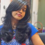 Haripriya Instagram - 💇🏻‍♀️💁🏻‍♀️ ✨ @toniandguyindia . . #Haripriya #haripriyasinger #haircut #blowout Kodambakkam