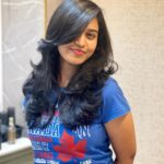 Haripriya Instagram - 💇🏻‍♀️💁🏻‍♀️ ✨ @toniandguyindia . . #Haripriya #haripriyasinger #haircut #blowout Kodambakkam