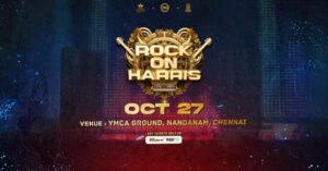 Harris Jayaraj Instagram - One Man. One Name. One Vibe.🤘🏻

“ROCK ON HARRIS - Live In Concert, Chennai” 🎸
27/10/2023 at YMCA Nandanam 

Book your Tickets NOW @insider.in (Link in bio) 🎫

@jharrisjayaraj
@noiseandgrains @therouteofficial @fortunee_studios @jagadish_palanisamy 
@karya2000 @itisveer @itssuryakumar_sk

Photo & Video footage cc: @ashwinthclicker 
#RockOn #Harrisjayaraj #Chennai