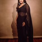Hebah Patel Instagram - Styled by @officialanahita Saree: @bytarunisrigiri Jewellery: @bloomsbysushmita Makeup: @makeupbyramakrishna Hair: @vijjireddyskht Style team: @pranathivarma.k Pic: @adrin_sequeira