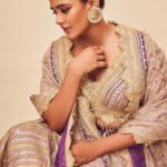 Hebah Patel Instagram - For #NATS many moons ago! Outfit - @shikharsharmaofficial_15 Jewellery- @motifsbysurabhididwania Hmu - @danielbaueracademy Styled by - @who_wore_what_when Photography - @chandrahas_prabhu