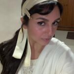 Huma Qureshi Instagram - Felt cute .. might delete later . Look test for #Tarla minus the dentures .. #love #gratitude