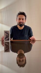 Hussain Dalal Instagram - Sloppy ASMR ! #iphone15pro 
Shot by @bibizeebamiraie @zeebamiraie 
PS : Beech mein Maine ASMR mein khujli bhi kar li pair pe ! Hahahahaha 
Shall we make more videos ? @apple