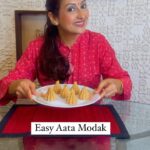 Juhi Parmar Instagram - Welcoming Bappa home is our most favourite time of the year and with Him come the happiness, celebrations and lots and lots of sweets, his favourite Modaks! Making a simple and easy recipe and this time it’s a simple atta modak! Sharing the recipe below, try it out yourself! Ingredients- 1/2 cup ghee 1 cup wheat flour Mixed dry fruits of your choice 1/2 cup jaggery 1-2 tsp milk 1 pinch cardamom powder (optional) Method- Heat ghee, add wheat flour.. Cook till it turns brown. Add dry fruits and mix well.. Add jaggery and cook till it is mixed properly. Add milk.. Add 1 pinch cardamom powder (optional) Take it off the flame.. let it cool a bit. Make modak using a mould or with hands . #modak #modakrecipe #ganpati #ganpati2023 #ganpatiwithparmars #ganpationreels #attamodak #reels #reel #reelsvideo