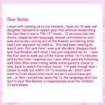 Juhi Parmar Instagram - A lot of my own audience is not going to happy be with what I share today, some of you may send me a lot of angst but I share this note as a concerned parent to Barbie! And for the other parents out there, don’t make the mistake I did and please do check before you take your child for the film, that choice is yours! #responsibleparentingwithjuhi #parenting #responsibleparenting #parent