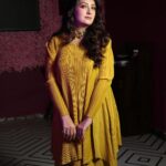 Juhi Parmar Instagram - Let the eyes show confidence, let your aura exude grace and remember as a woman there's nothing that can ever be unbeatable if you believe! #believe #believer #believeinyourself #standingtall Styled by: @ashnaamakhijani Outfit: @wanderlustbysahiba Neckpiece: @fashionjewellery_21 Location: @jlwamumbai Managed by: @brandnbuzz