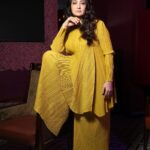 Juhi Parmar Instagram - Let the eyes show confidence, let your aura exude grace and remember as a woman there's nothing that can ever be unbeatable if you believe! #believe #believer #believeinyourself #standingtall Styled by: @ashnaamakhijani Outfit: @wanderlustbysahiba Neckpiece: @fashionjewellery_21 Location: @jlwamumbai Managed by: @brandnbuzz