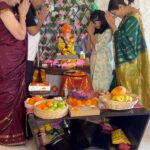 Juhi Parmar Instagram - Ganpati Bappa Morya 🙏 You are our most special promise as we wait for this time of the year to welcome you home! The positivity, the warmth, the excitement and the memories you bring are all precious! Welcoming you back once again at the Parmar household 🙏 #ganpatiwithparmars #ganeshchaturthi #ganesh #ganpatibappamorya #reels #reel #reelsinstagram #reelitfeelit