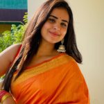 Kanmani Manoharan Instagram - #kanmanimanoharan✨ Marriage mode #kanmanimanoharan✨ #actress #model #zee #television #marriga #vibe