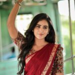 Kanmani Manoharan Instagram - #kanmanimanoharan✨ Trains are wonderful 🚝 Shots @dhanush__photography
