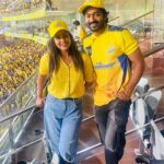 Kanmani Manoharan Instagram - #kanmanimanoharan✨ IPL🏏 Kutty Ponnu @im_raveena_daha Hero sir @arunpadmanaban_actor