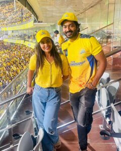 Kanmani Manoharan Instagram - #kanmanimanoharan✨ 

IPL🏏

Kutty Ponnu @im_raveena_daha 
Hero sir @arunpadmanaban_actor