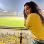 Kanmani Manoharan Instagram - #kanmanimanoharan✨ IPL ❣️ #kanmanimanoharan✨ #actress #model #televison #zee #zeetamil #insta #ipl #csk #match