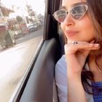 Kanmani Manoharan Instagram - #kanmanimanoharan✨ When we have super Cool driver just sit back relax and vibe ❣️😅