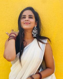 Kanmani Manoharan Instagram - #kanmanimanoharan✨ 

Hello Sunday 🙋‍♀️

#kanmanimanoharan✨ #actrss #model #zee #zeetelevision #insta #post #sunday #zeetamil