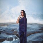 Kanmani Manoharan Instagram - #kanmanimanoharan✨ Never ending sea Love ❤️ Shot @dhanush__photography