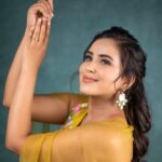 Kanmani Manoharan Instagram - #kanmanimanoharan✨ Makeup @luxxmakeover Outfit @vibhafashionhouse