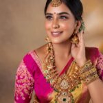 Kanmani Manoharan Instagram - #kanmanimanoharan✨ Makeover @priya_dharshini_makeupartist Jewellery@new_ideas_fashions Costume:@asiyans Shot @ganesh_toasty