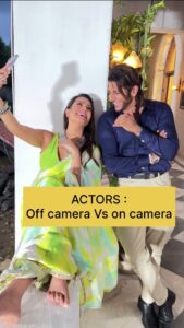 Karanvir Bohra Instagram - When your friend gets you in trouble but she also knows your weakness ‘THE CAMERA’
Actors: off camera and on camera