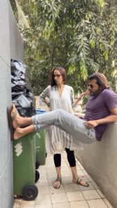 Karanvir Bohra Instagram - Some random fun with buddy @ishitta.arun