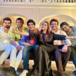 Karanvir Bohra Instagram - Television and doing a daily soap is never easy! Shooting in Umergaon and being away from friends, family and our homes but truly @swastikproductions gives you a home away from home. The unity between all the actors, the positivity on the sets, the zeal for all of us to look forward to shooting the next scene is all thanks to the production house that created such an atmosphere. @rahultewary, @sktorigins and @g3gill you guys have been fabulous to work with, listening to all of us whenever we had any creative queries and concerns. Thank you for giving us Hum! . . . @sonytvofficial #HumRaheNaRaheHum #Surili #Blessed #TinaDatta