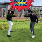 Karanvir Bohra Instagram - Yenna Rascala #raghvendrabarot #humrahenarahehum BTS masti