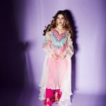 Karishma Sharma Instagram - Happy Ganesh Chaturthi to you and your loved ones. Keep your pets safe and sound❤️🙏 Outfit @pallavijaipur 📷 @akshayphotoartist Hair @arifayadav_make_you_gorgeous 💄 @makeupbykhushikhivishra