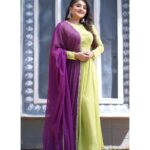 Karunya Ram Instagram - Go green 💚💜 : : : #karunyaram #milkybeautykarunyaram #heroine #actress #trending #viral