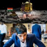 Karunya Ram Instagram - A Proud day for Indian 🇮🇳 : Pragnanandhaa Winning ✌🏼🎉 Chandrayaan3 Landing 💐🙏🏻 : : #pragnanandhaa #chandrayaan3