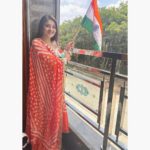 Karunya Ram Instagram - Happy 77th Independence Day 🇮🇳🙏🏻💐 #harghartiranga #independenceday #77independenceday Raja Rajeshwari Nagar, Bangalore South