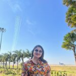 Karunya Ram Instagram - Thanks for the invite Govt of Karnataka, @globals_inc ministry of large scale industries 🎉💐🙏🏻 : : #lcatejas #lchprachand #sarang #suryakiran #su30mki #rafale #oneindia #strongindia #indianairforce #areoindia2023 #ministyofdefence #karunyaram Aero-India