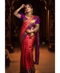 Karunya Ram Instagram - 💜❤️‍🩹💙
:
:
#karunyaram #milkybeautykarunyaram #sareelove #traditional #cute #beautiful #gorgeous