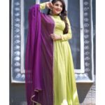 Karunya Ram Instagram - Go green 💚💜 : : : #karunyaram #milkybeautykarunyaram #heroine #actress #trending #viral