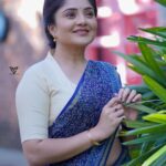 Karunya Ram Instagram - 💙🩵🤍 : : : Wearing : @devnastitchingstudio Makeup : @makeoverbysamridhi_ram PC : @vishnu_vcaptures Plac : @elementscelebratebangalore : : #karunyaram #milkybeautykarunyaram #actress #heroine #milkybeautykarunyaram #cute #beautiful #pretty #gorgeous