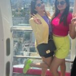 Karunya Ram Instagram - ❤️‍🩹🧿 : : #karunyaram #samridhiram #sisters #sisterlove #bonding #cute #beauty #gorgeous #pretty #love #instagood #instagram #instalike London Eye