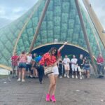 Karunya Ram Instagram - Life is an Incredible journey filled with many incredible moments,cherish them all 🤗🇧🇪 : : 👚 : @zara 🩳 : @veromoda 👓 : @dolcegabbana 👟 : @underarmour 👜 : @louisvuitton : : #karunyaram #milkybeautykarunyaram #cute #actress #journey #belgium #tomorrowland #festival #celebration #incredible #moments #instagram #instagood #instalike #viral #trending