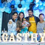 Kavitha Gowda Instagram - Happy birthday AGASTHYA . On this occasion we had the pleasure of meeting this cutie pie @dhanrajcm_official & the beautiful @shalini_dhanraj. The pandemic had distanced friends and family and I’m thinking distance is good for our safety yet it’s been nearly 2 years we are all living with this virus around . Hoping for a better life for all of us … 🤞🏻 Thankyou for having us over Łódź of love to all of you …